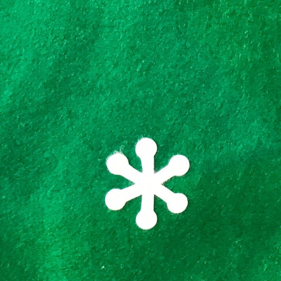 Vintage Christmas Tree Skirt Santa Chimney Felt Teddy Bear Candy Cane Snowflake - Picture 6 of 12